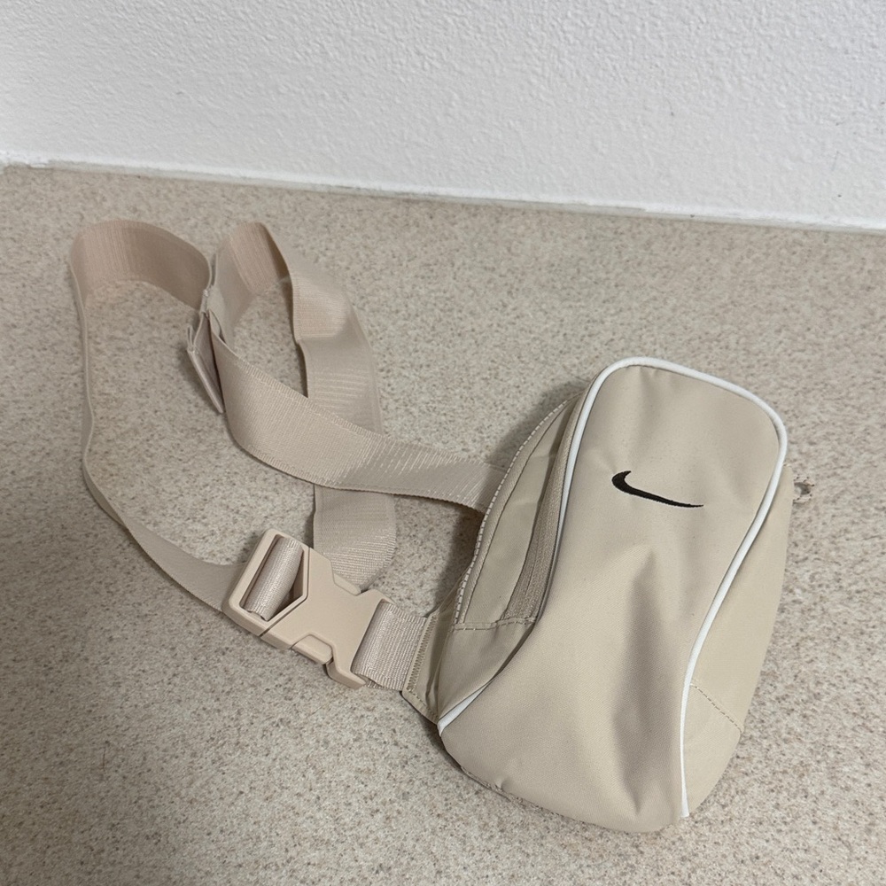 Nike Tan Belt Bag with White Trim